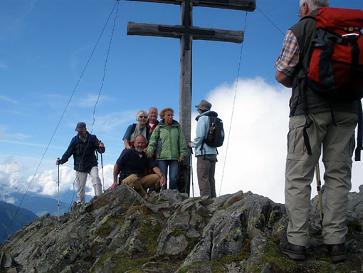 2008 09 wandertour AUT gipfel wettersteinkogel